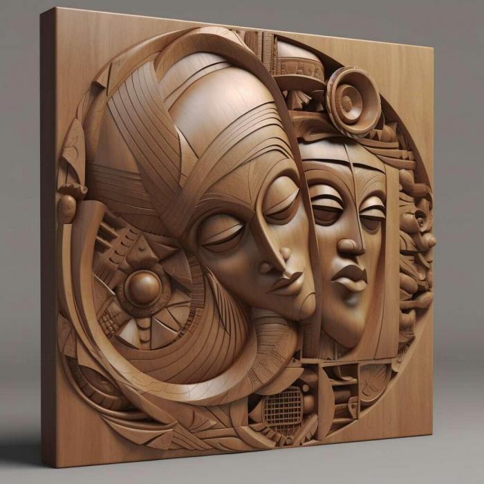 نموذج ثلاثي الأبعاد لآلة CNC 3D Art 